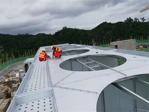 玻璃鋼冷卻塔應用開展減溫解決盡量留意的難題,圓形玻璃鋼冷卻塔填料