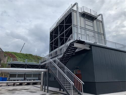 玻璃鋼冷卻塔的制冷效率高及所占空間范圍小,圓形玻璃鋼冷卻塔